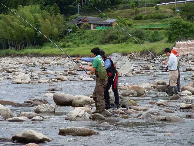 鮎釣り体験教室 田辺 熊野のいろいろ